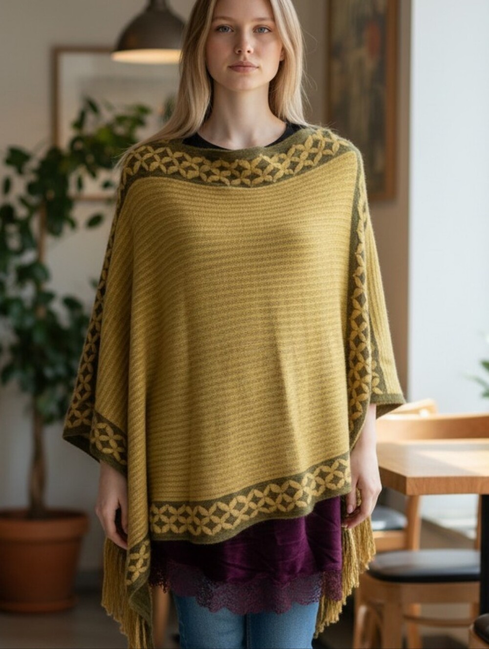 Knitted Poncho